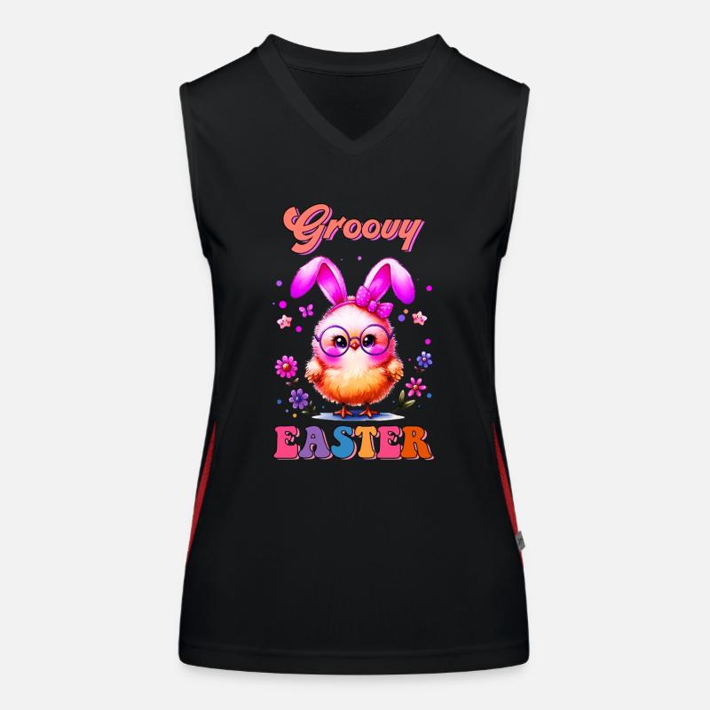 Easter Easter Bunny Easter Eve Easter Sunday Easter Egg Spring Women's Functional Contrast Tank Top