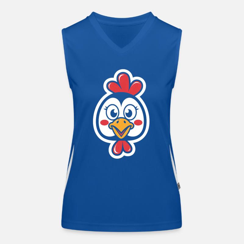 dinde Débardeur respirant contrasté Femme