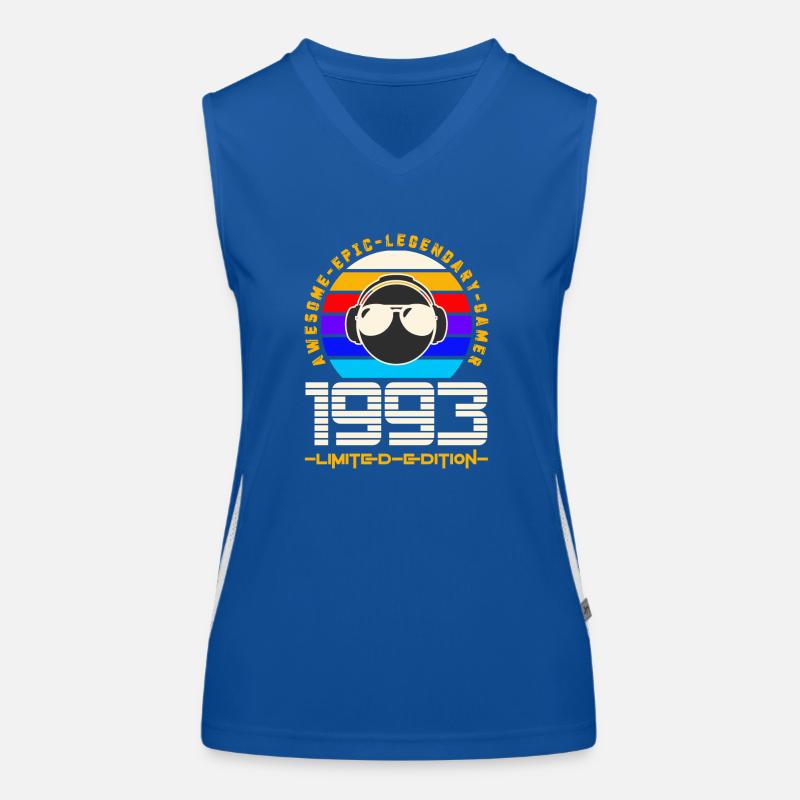 1993 Débardeur respirant contrasté Femme