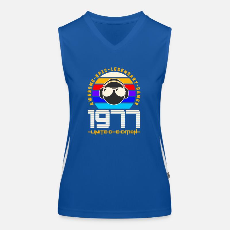 1977 Funktionelles Kontrast-Tank Top für Frauen