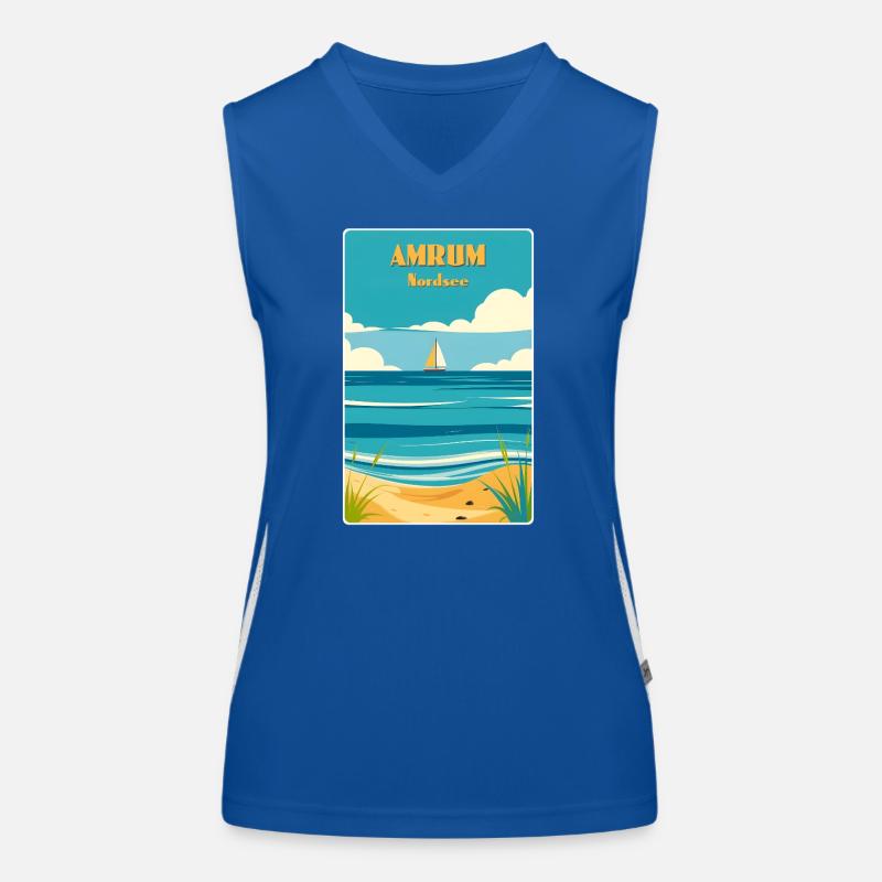 Amrum Funktionelles Kontrast-Tank Top für Frauen