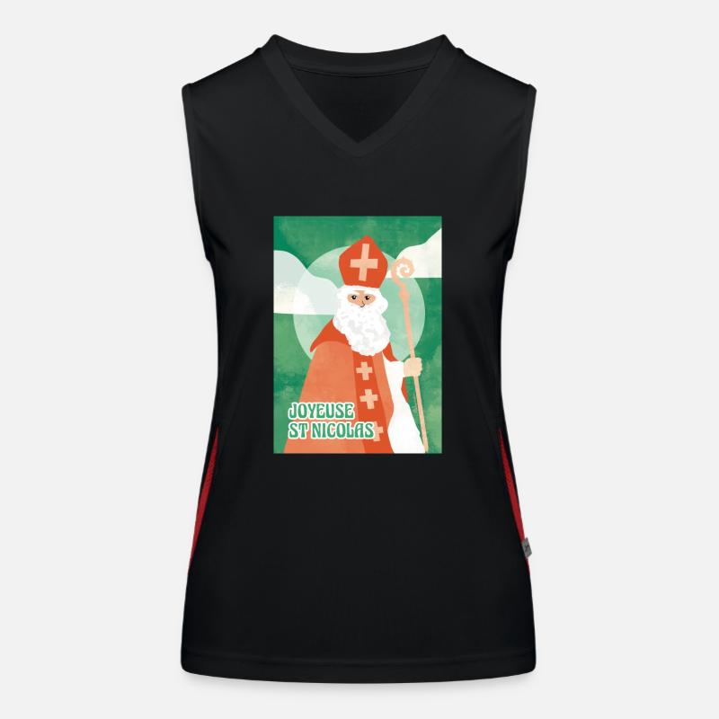 joyeuse st nicolas Débardeur respirant contrasté Femme