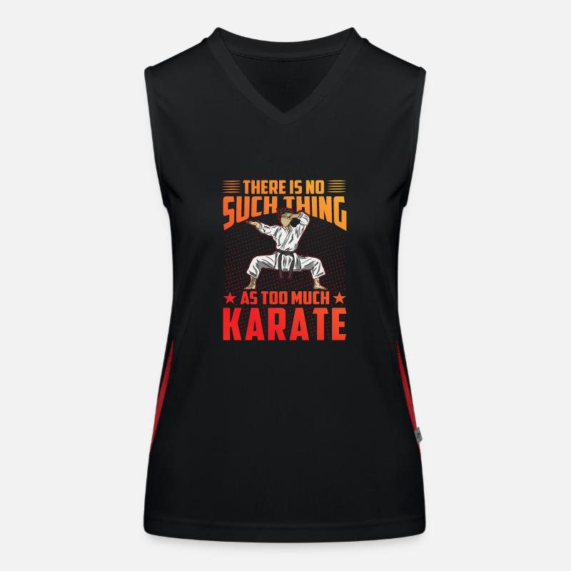 There is no such thing as too much Karate Women's Functional Contrast Tank Top
