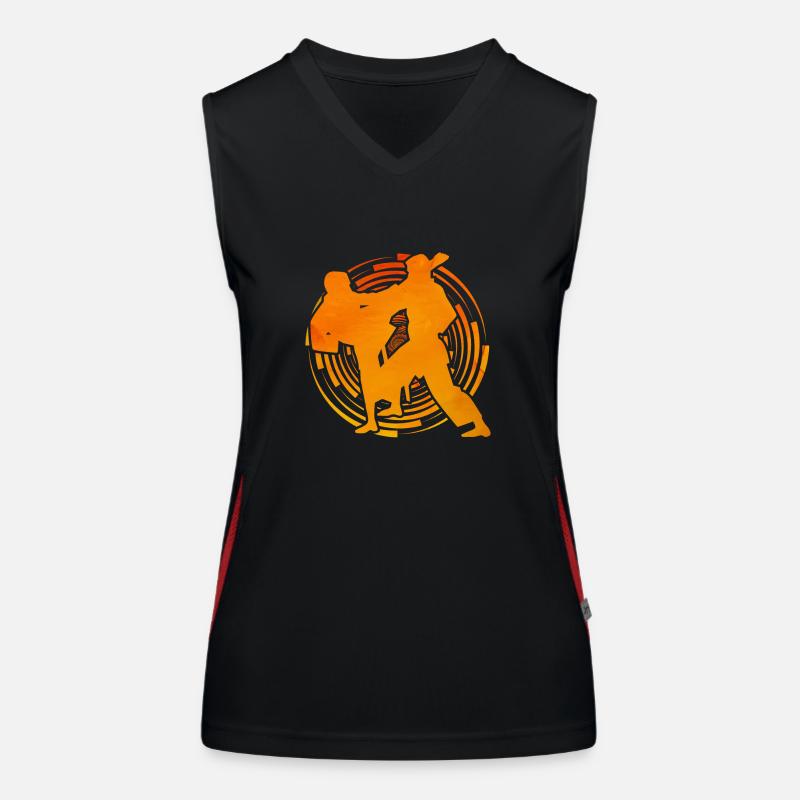 Karaté Débardeur respirant contrasté Femme