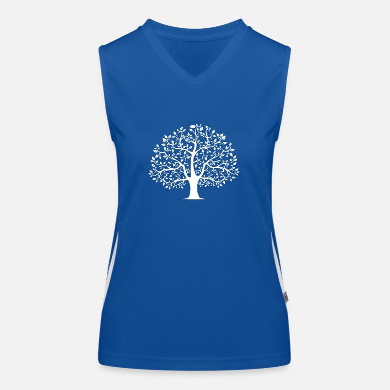 Baum Funktionelles Kontrast-Tank Top für Frauen