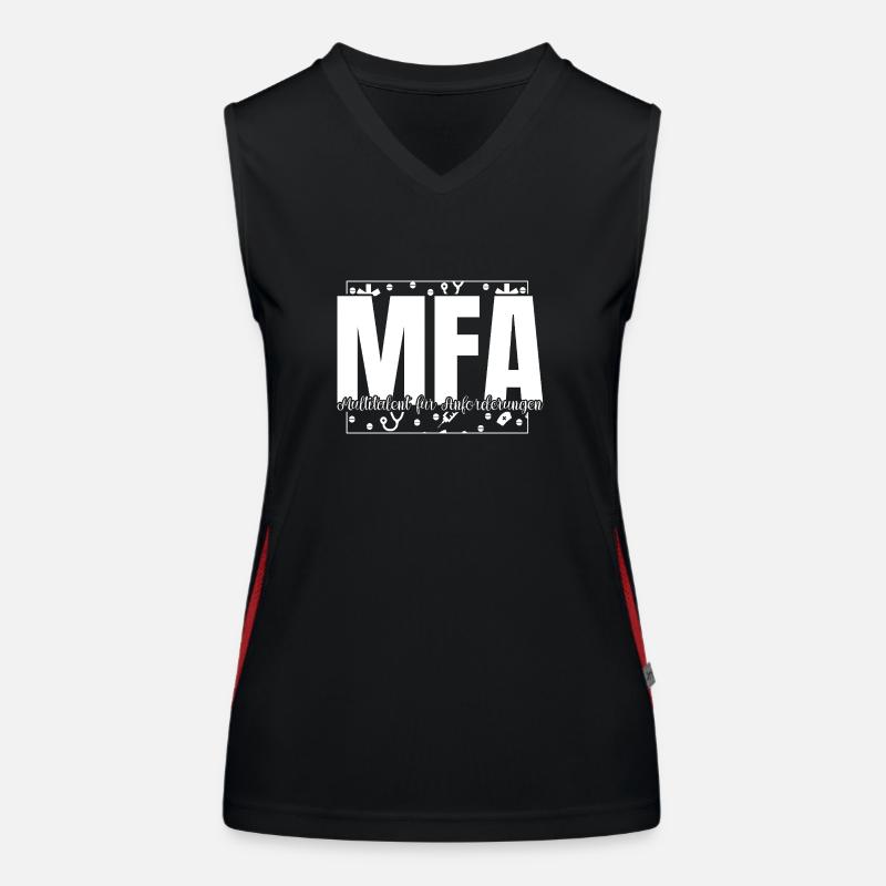 Doctor's assistant multi-talent MFA Women's Functional Contrast Tank Top
