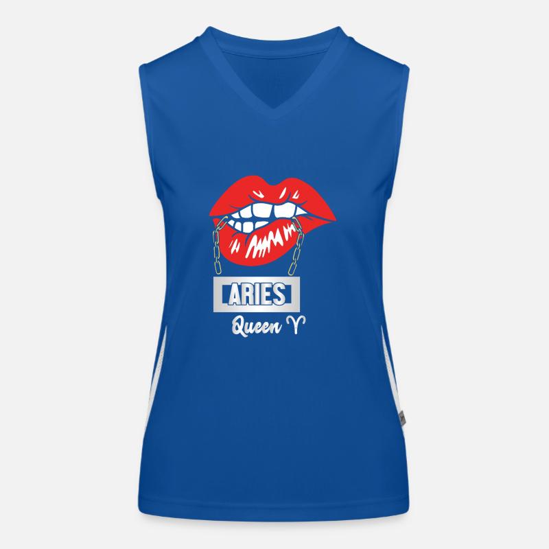 Sternzeichen Widder Funktionelles Kontrast-Tank Top für Frauen