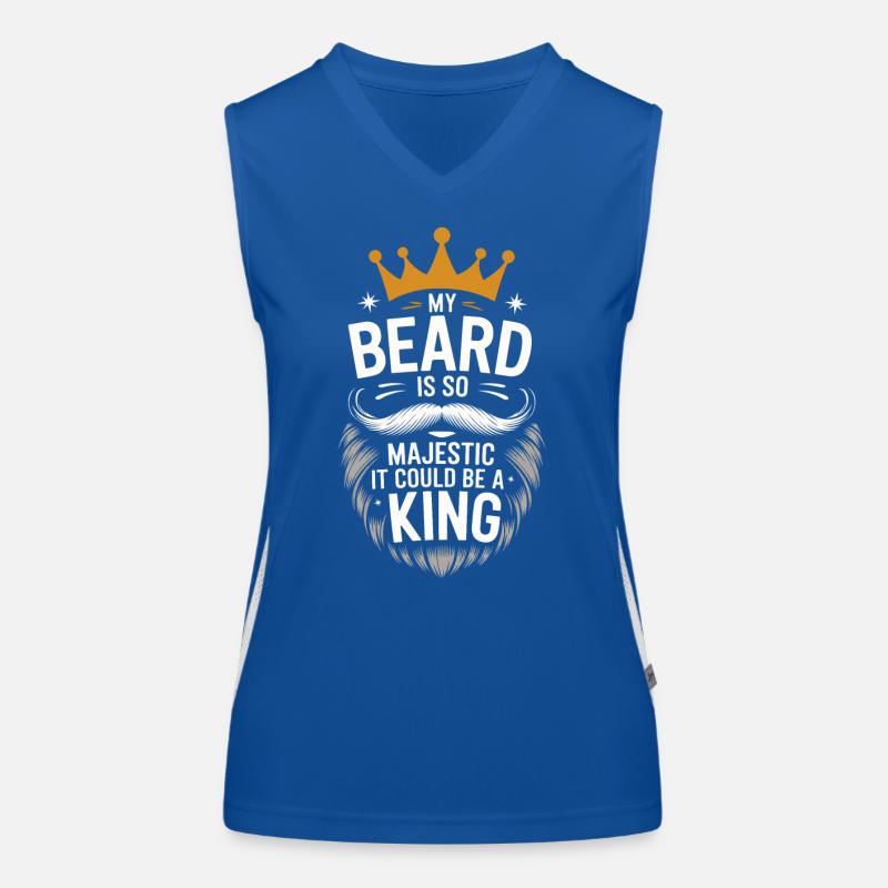 Bart Schnurrbart Bärtige Männer Funktionelles Kontrast-Tank Top für Frauen