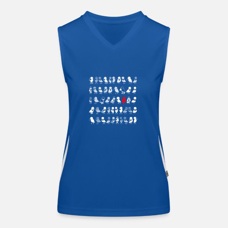 Birds Ravens Women's Functional Contrast Tank Top
