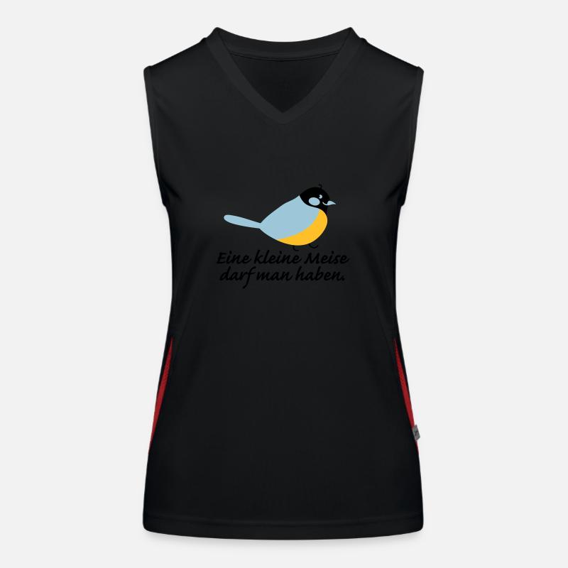 kleine Meise Funktionelles Kontrast-Tank Top für Frauen