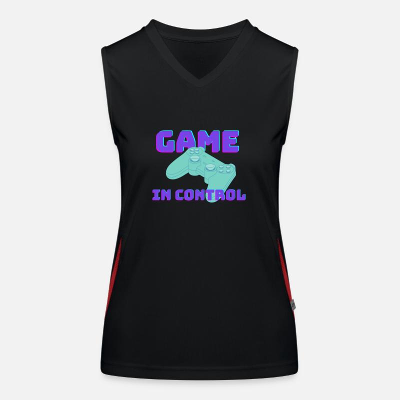 GAME in Control Débardeur respirant contrasté Femme