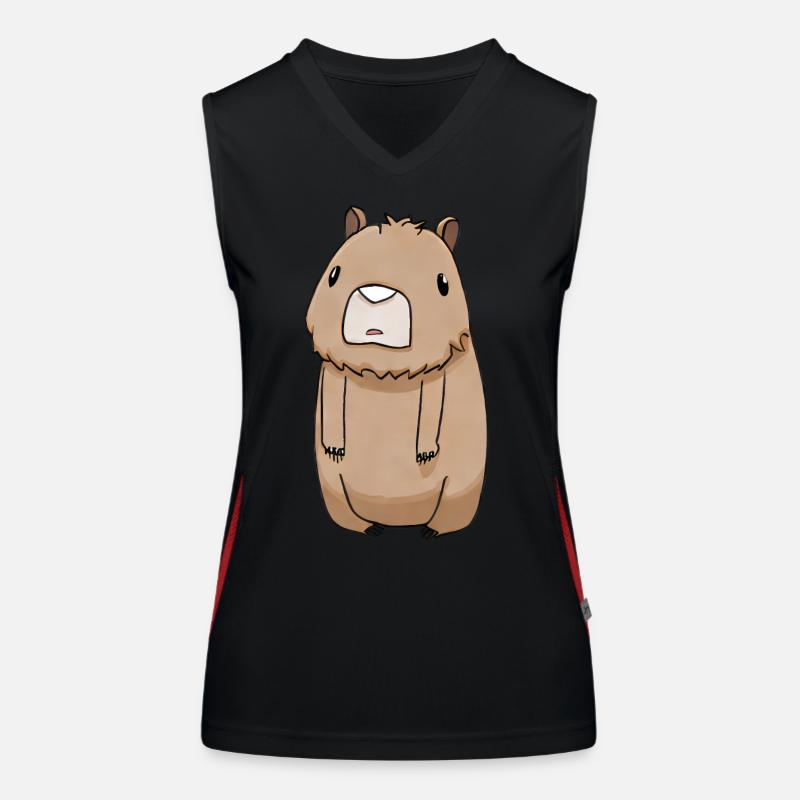 capybara Women's Functional Contrast Tank Top