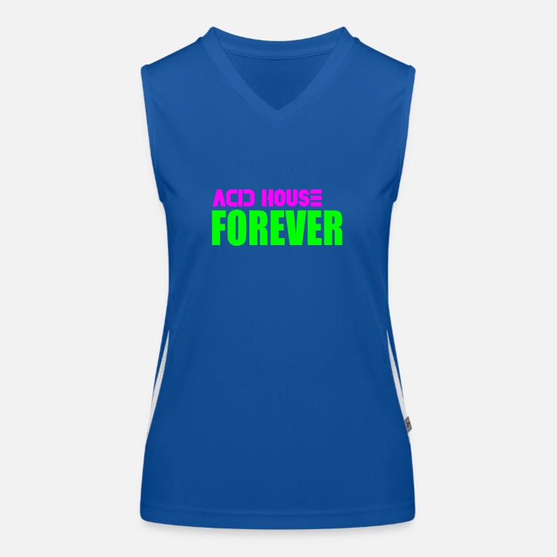 Acid house forever Women's Functional Contrast Tank Top