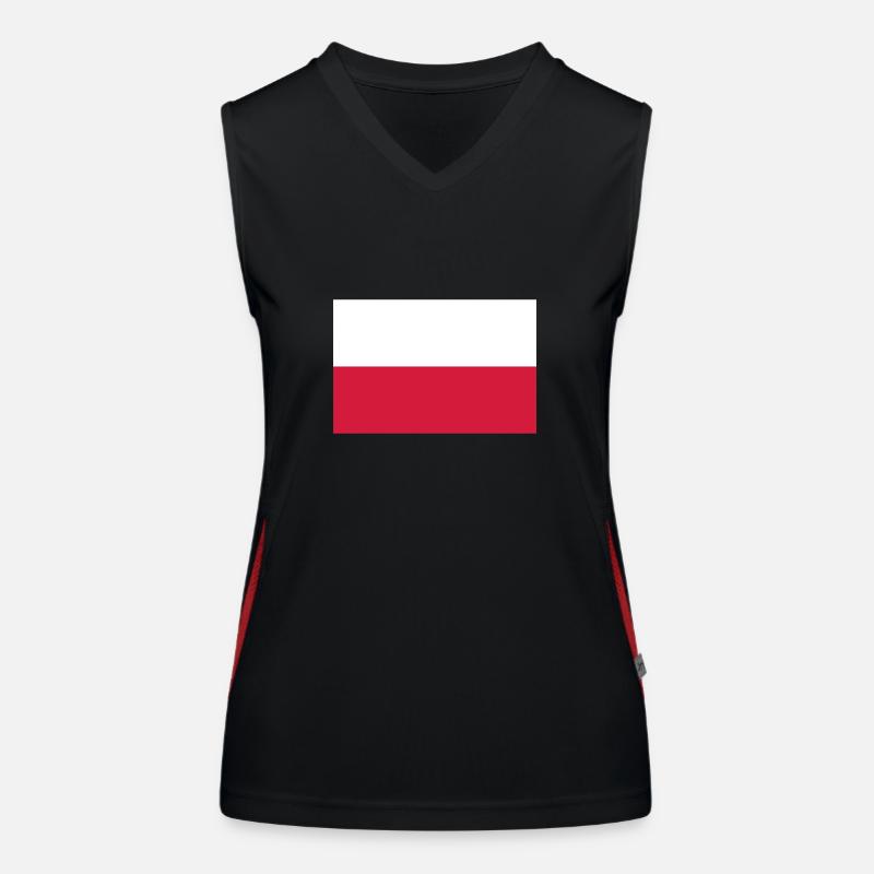 Pologne Débardeur respirant contrasté Femme