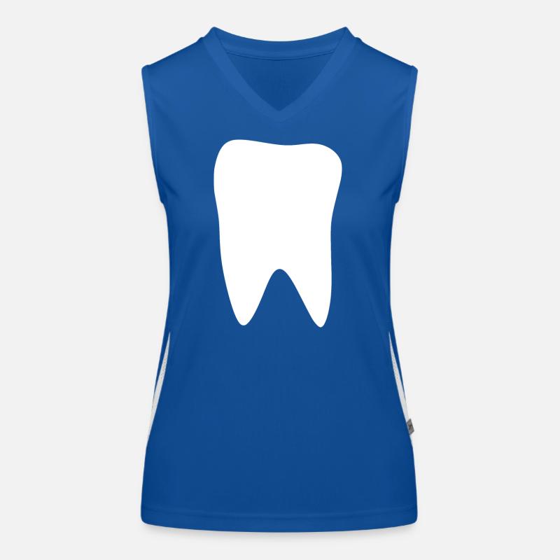 Zahn, Zähne, Zahnarzt Funktionelles Kontrast-Tank Top für Frauen