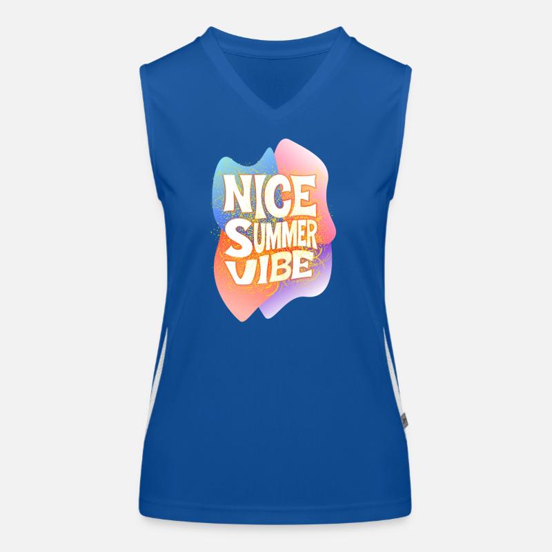 Nice summer vibe Funktionelles Kontrast-Tank Top für Frauen