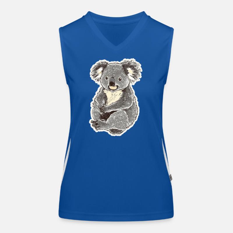 Koala Funktionelles Kontrast-Tank Top für Frauen
