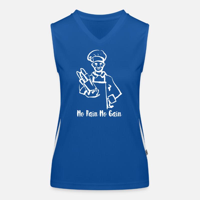 Bread Bakery Humor Baker Débardeur respirant contrasté Femme