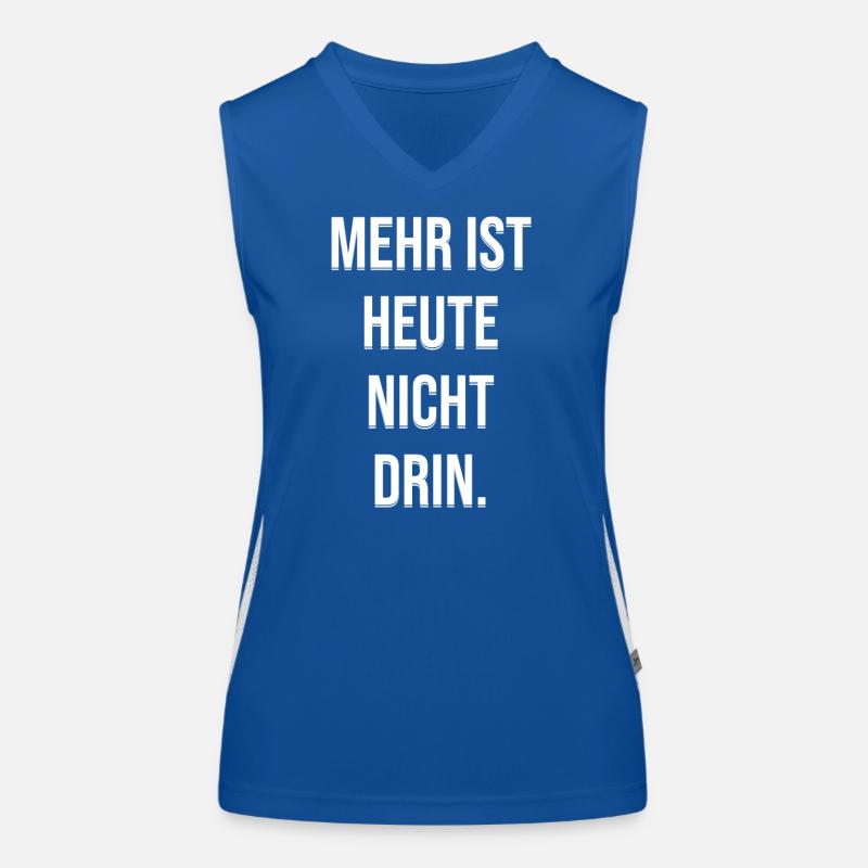 More is not possible today Women's Functional Contrast Tank Top