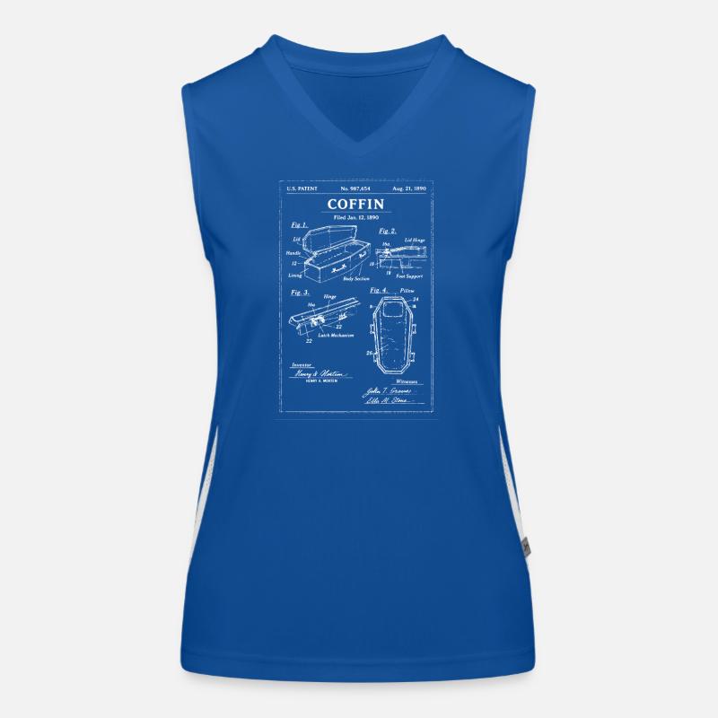 Sarg-Bauplan-Patent Funktionelles Kontrast-Tank Top für Frauen