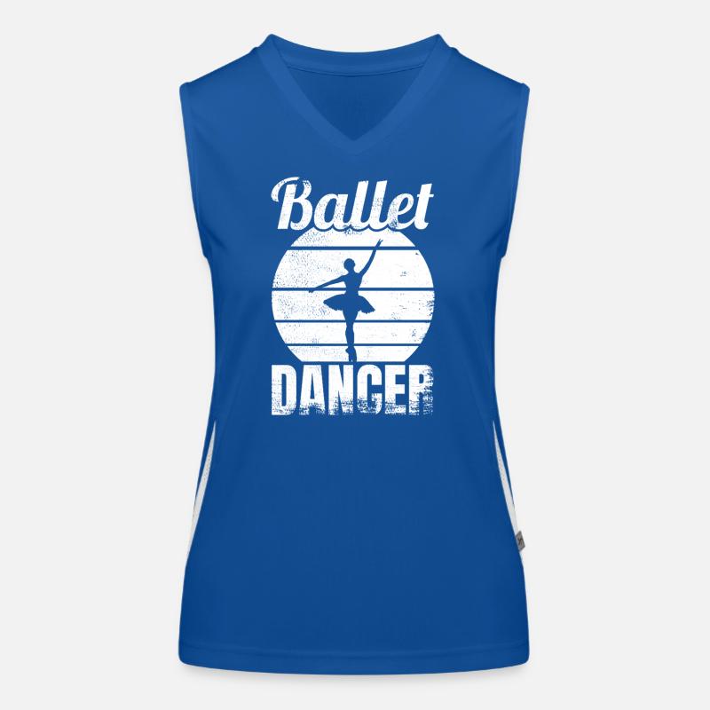 Drôle de danseuse de ballet Débardeur respirant contrasté Femme