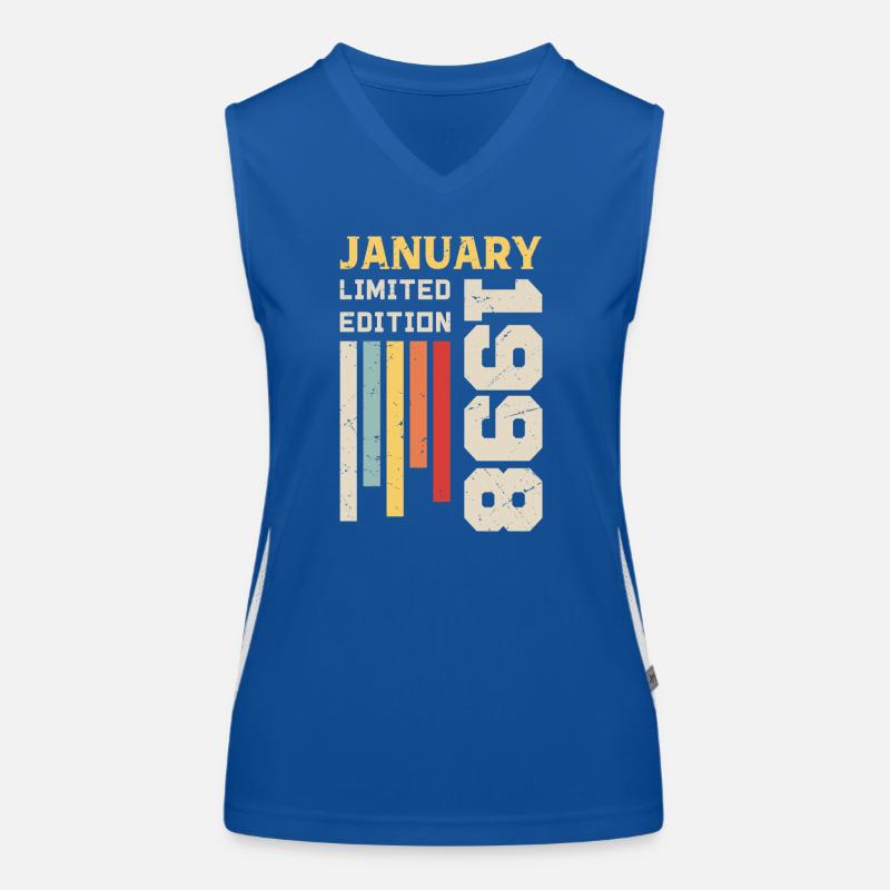 January 1998 - Birthday gift January 1998 Women's Functional Contrast Tank Top