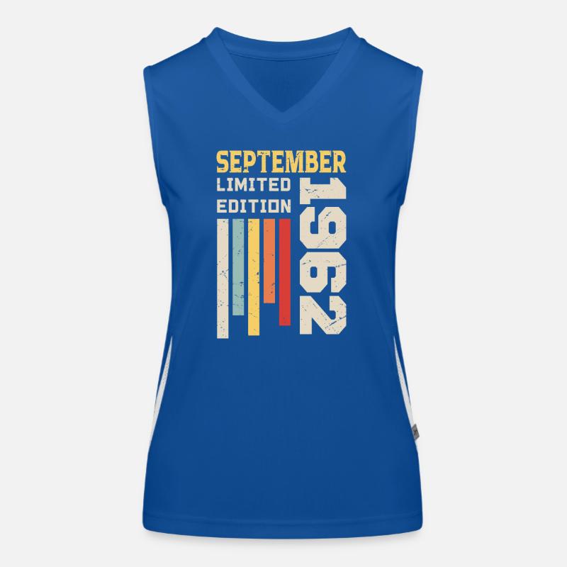 September 1962 Geburtstagsgeschenk September 1962 Funktionelles Kontrast-Tank Top für Frauen