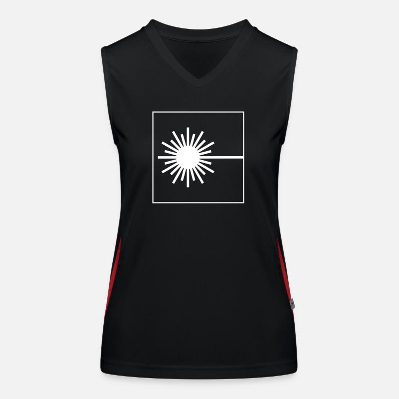 Laser Warning Shield Women's Functional Contrast Tank Top