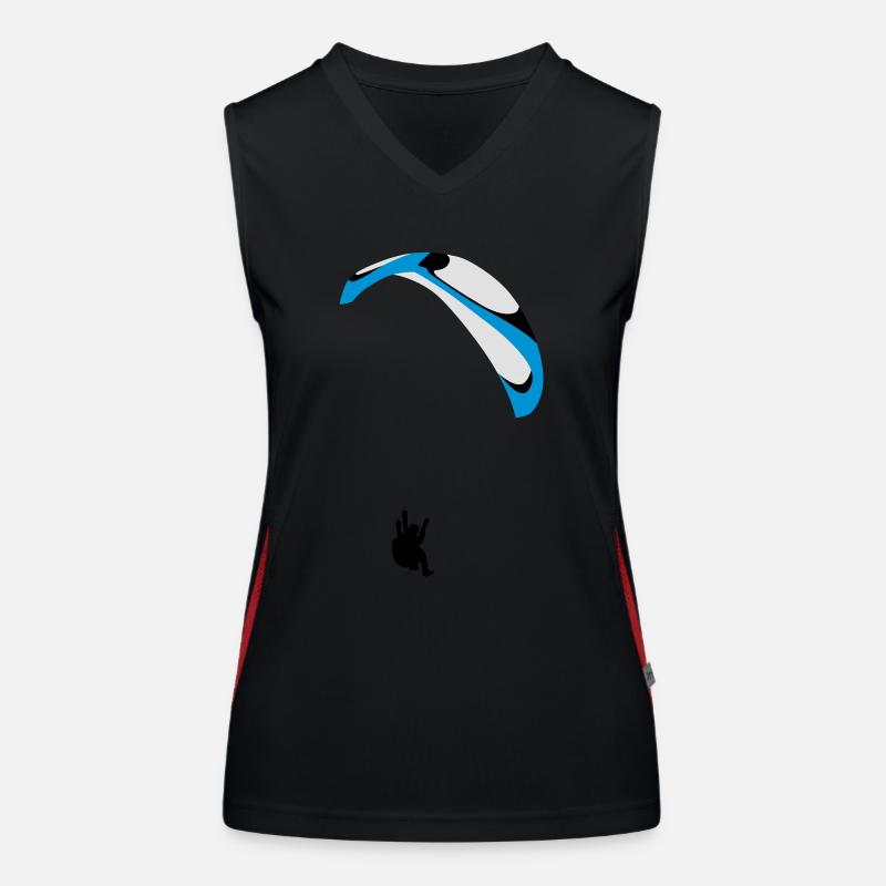 Paragliding Acro Funktionelles Kontrast-Tank Top für Frauen