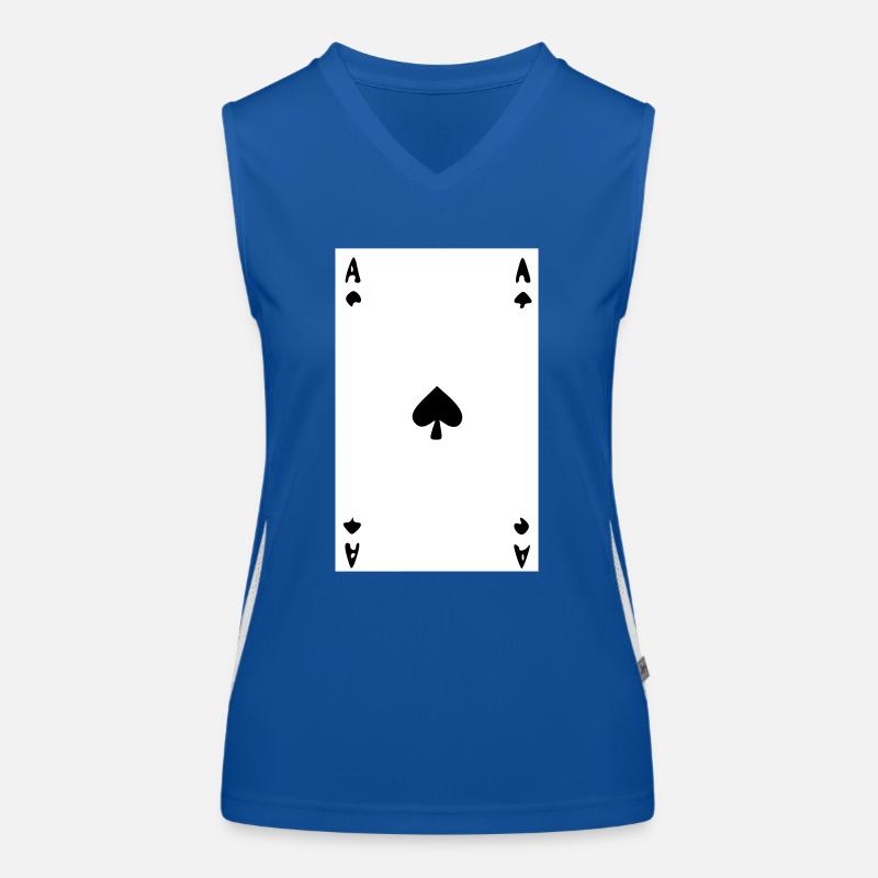 Ass Blatt - Bild Funktionelles Kontrast-Tank Top für Frauen