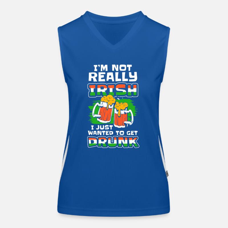 Alcohol Drinking Fun Weekend Women's Functional Contrast Tank Top