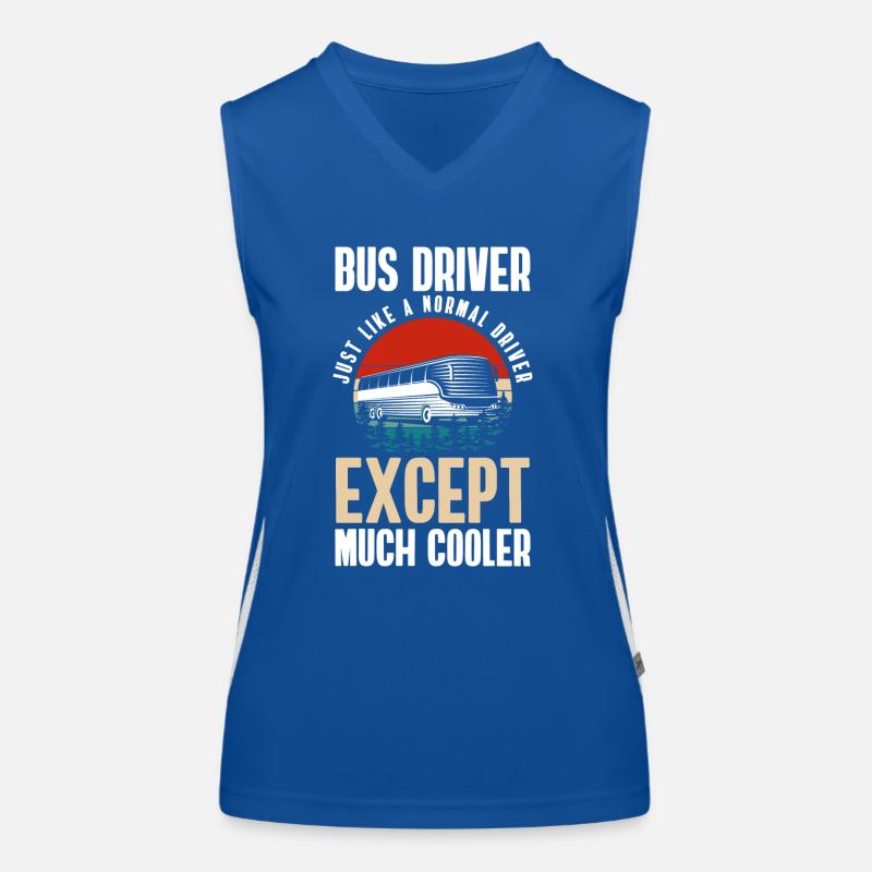 Driver Omnibus Work Transport Women's Functional Contrast Tank Top