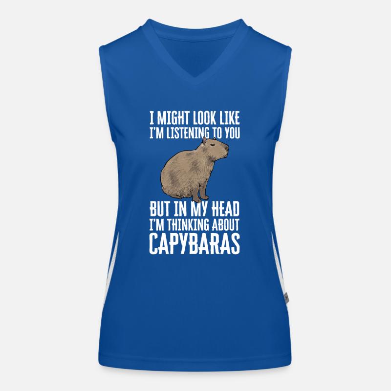 Rongeur Capybara Débardeur respirant contrasté Femme