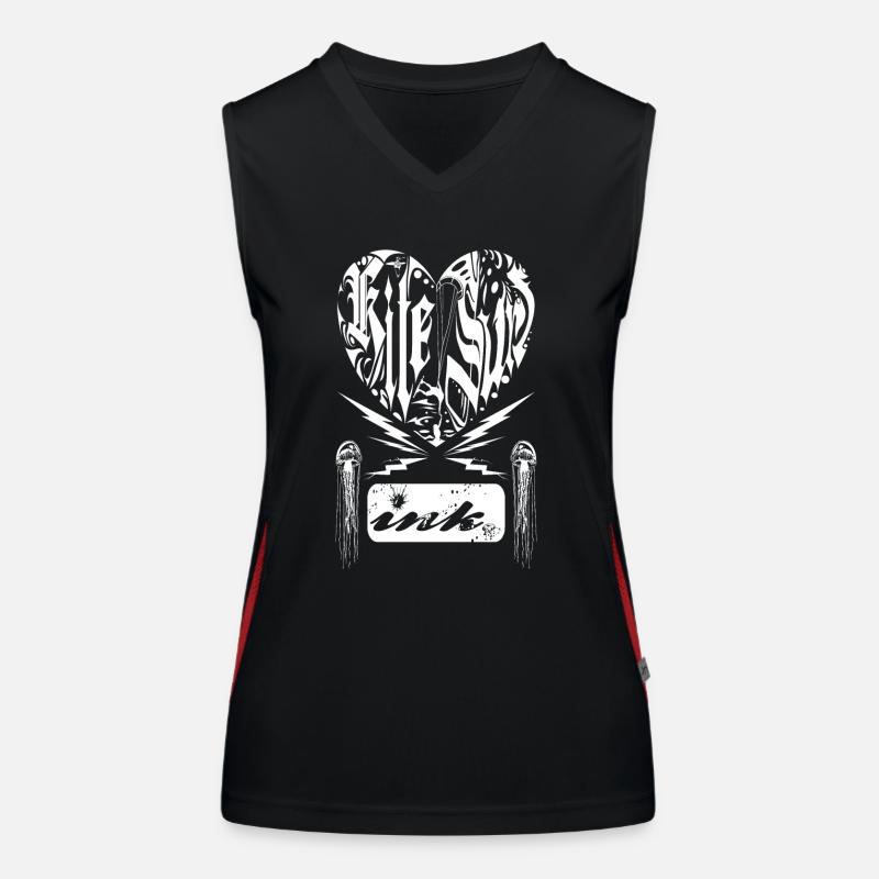 KITESURF INKD Funktionelles Kontrast-Tank Top für Frauen