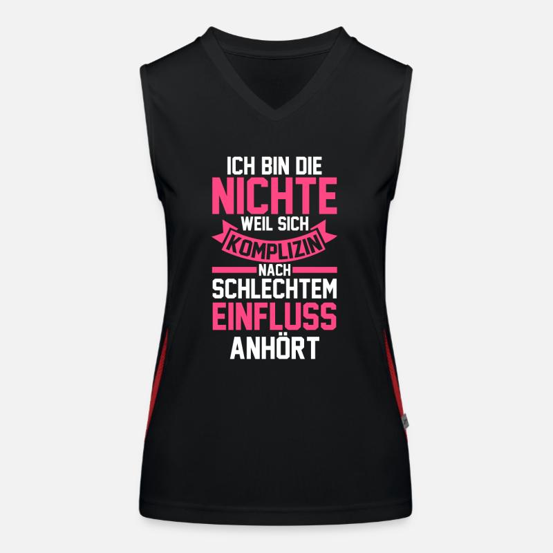 Nichte Funktionelles Kontrast-Tank Top für Frauen