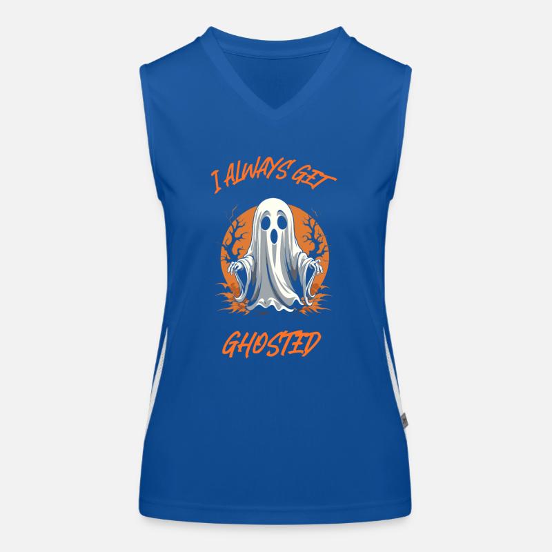 I Always Get Ghosted Women's Functional Contrast Tank Top