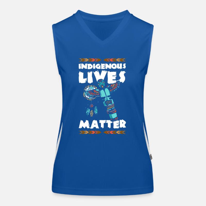 Indianisch Schädel Apache Häuptling Funktionelles Kontrast-Tank Top für Frauen