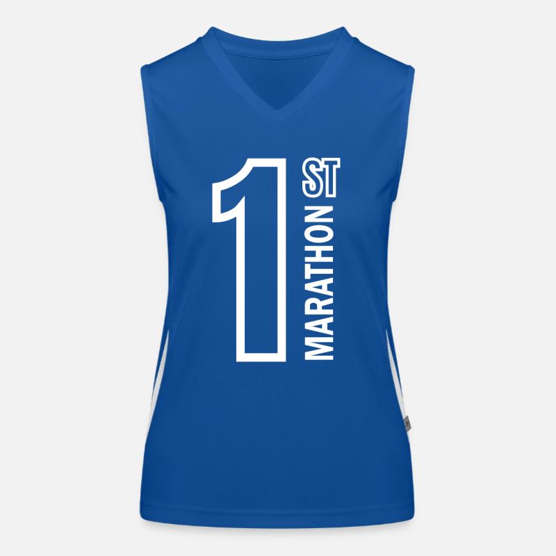 Marathon Running Jogging Funktionelles Kontrast-Tank Top für Frauen