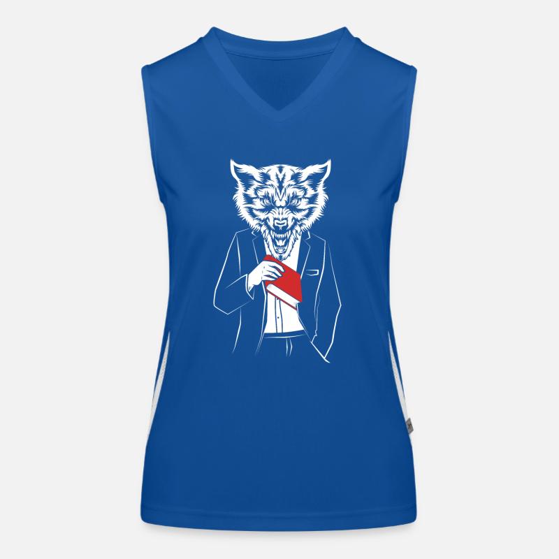 Werwolf Funktionelles Kontrast-Tank Top für Frauen