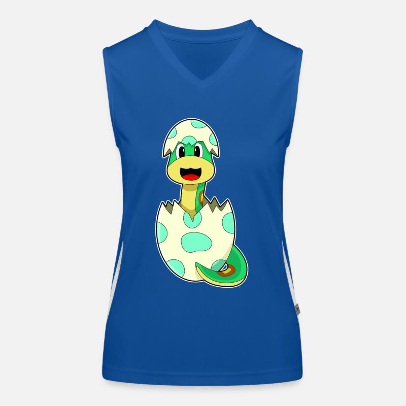 Schlange Ei Funktionelles Kontrast-Tank Top für Frauen