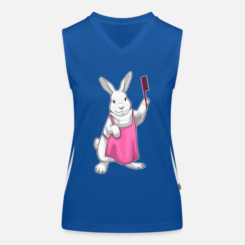Peigne de coiffeur Bunny Débardeur respirant contrasté Femme