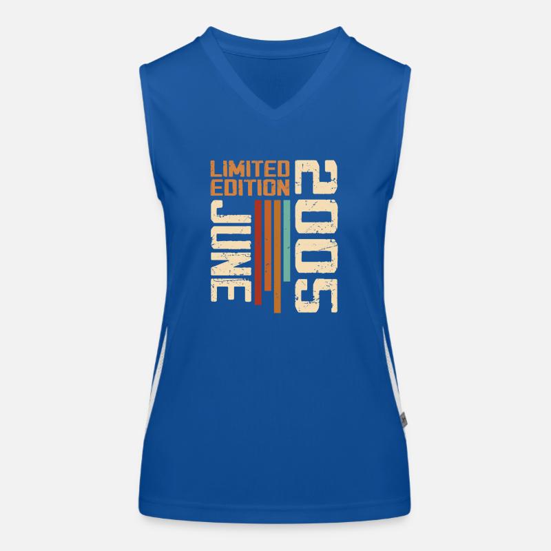 June 2005 Birthday Gift June 2005 Retro 2005 Women's Functional Contrast Tank Top