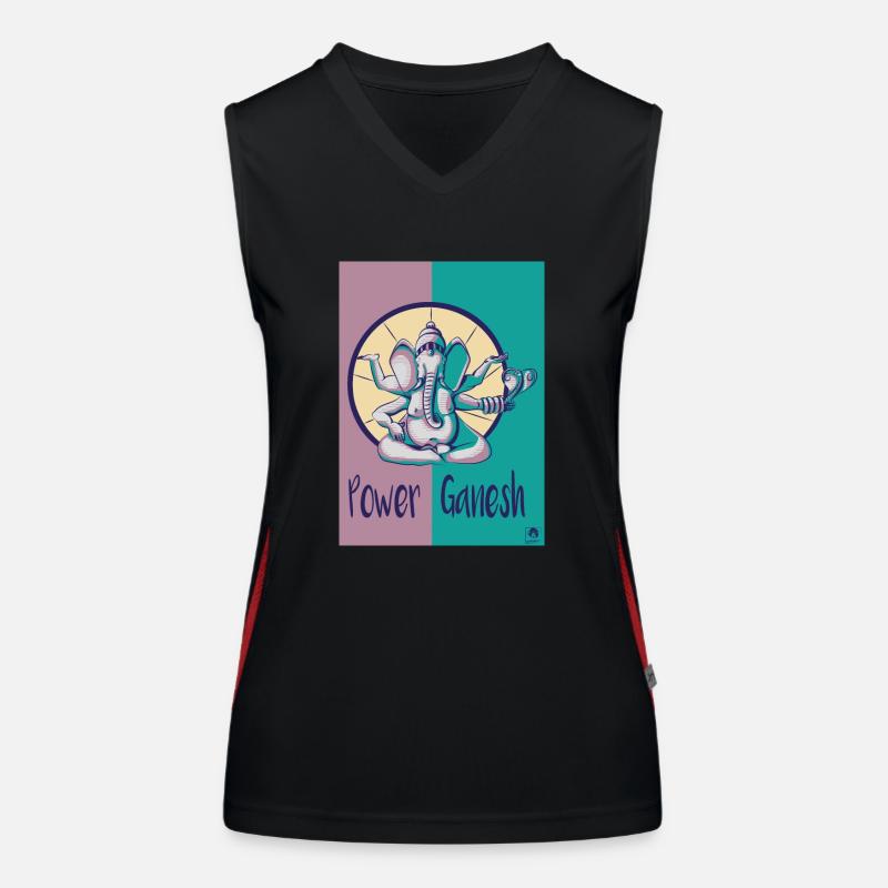 Power Ganesh Débardeur respirant contrasté Femme
