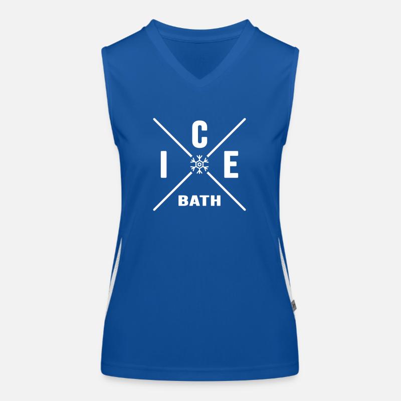 Eisbader winterschwimmen im Eisbad Eisschwimmen Funktionelles Kontrast-Tank Top für Frauen