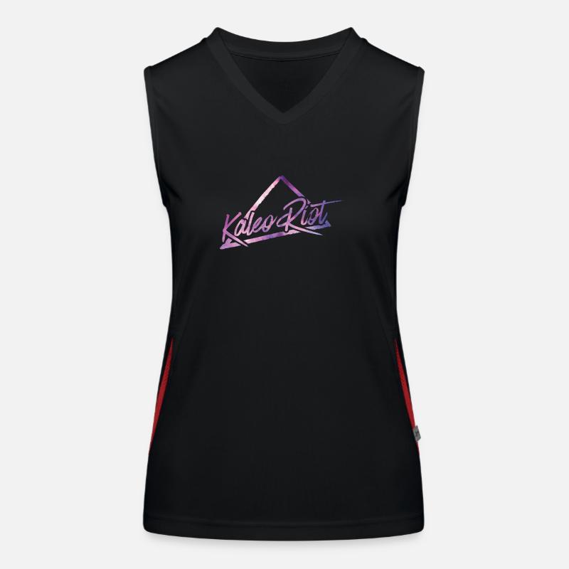 Kaleo Riot merchandise (Kein Hintergrund) Funktionelles Kontrast-Tank Top für Frauen