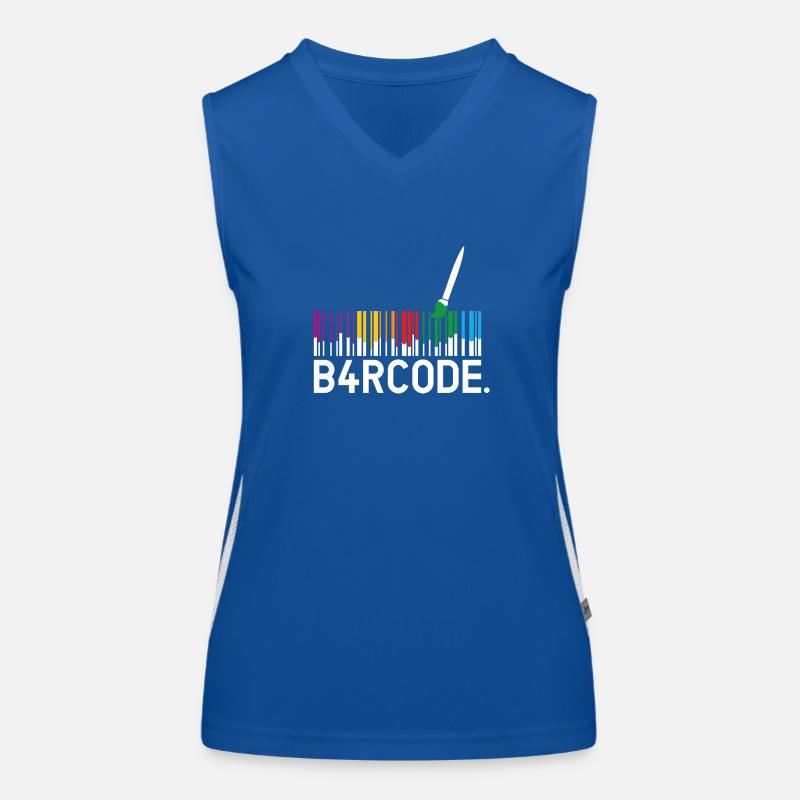 B4RCODE. Painted Women's Functional Contrast Tank Top