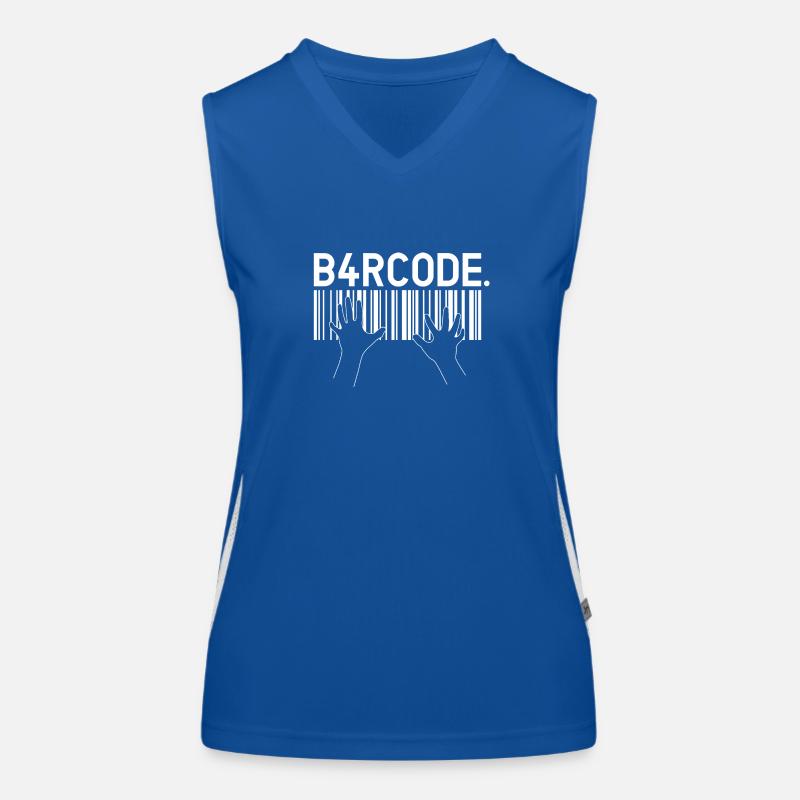 B4RCODE. Piano Women's Functional Contrast Tank Top