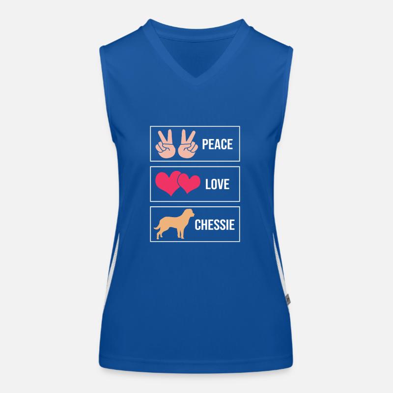 Chesapeake Bay Retriever Women's Functional Contrast Tank Top