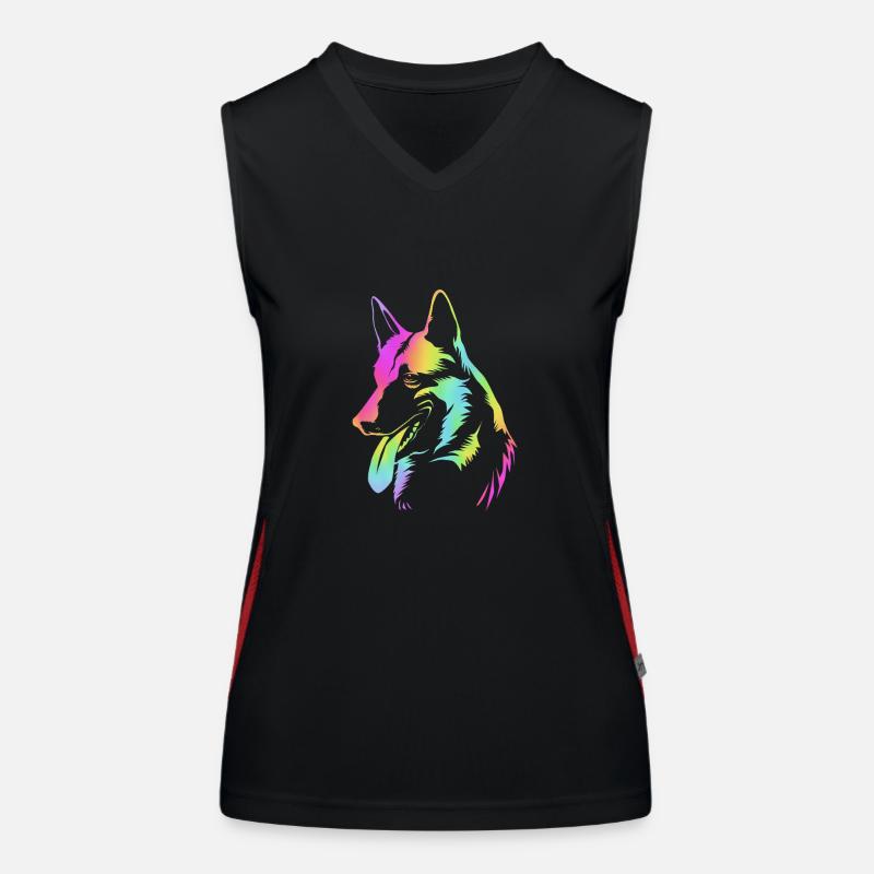 Belgian Malinois Women's Functional Contrast Tank Top