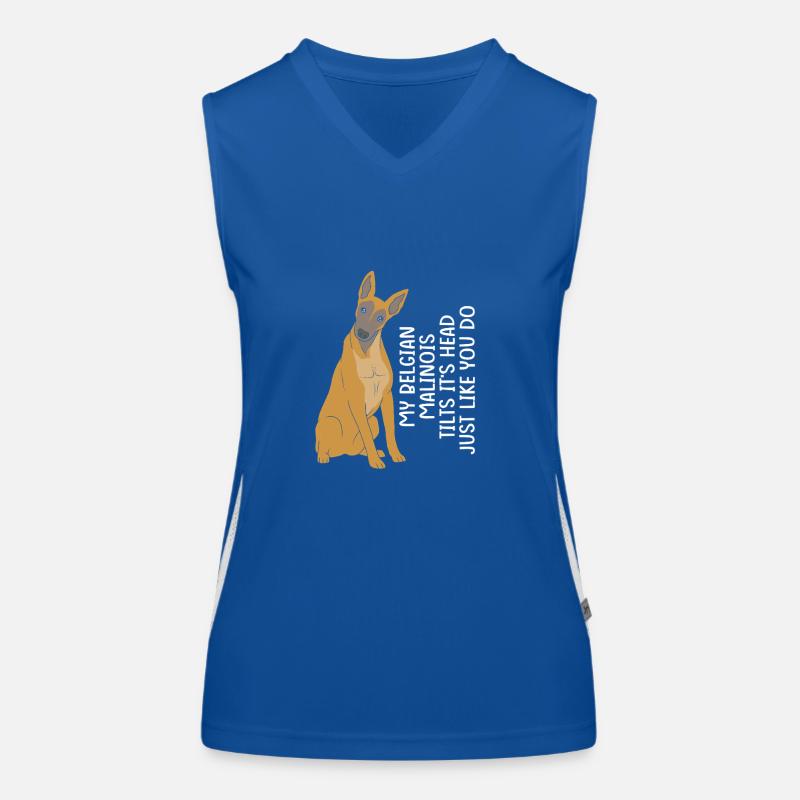 Malinois belge Débardeur respirant contrasté Femme